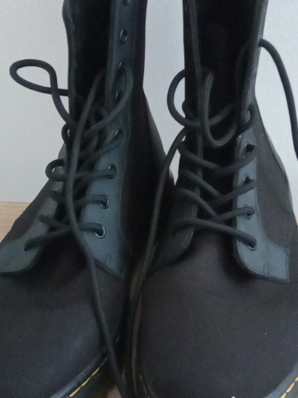 Dr. Martens White Sneakers with Red Accents